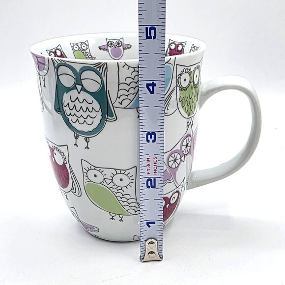 OWLS Creative Tops Ltd Owl Coffee Mug Tea Cup Multicolored Novelty Quirky Bird - Picture 8 of 10